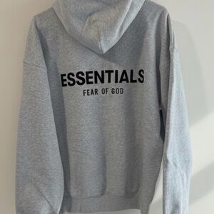 Essentials Fear of God Gray Hoodie